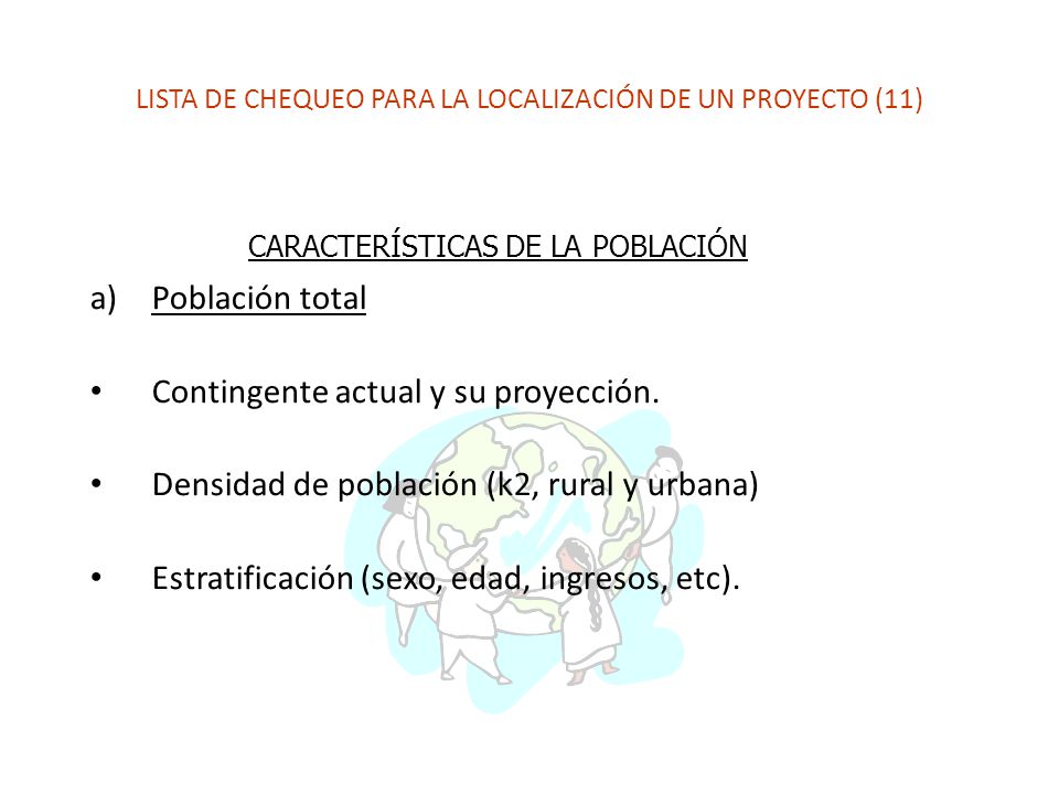 LISTA DE CHEQUEO PARA LA LOCALIZACIÓN DE UN PROYECTO (11)