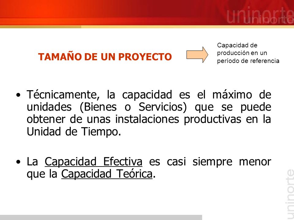 La Capacidad Efectiva es casi siempre menor que la Capacidad Teórica.
