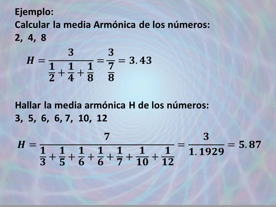 Media Geométrica En matemáticas y estadística, la media geométrica de una  cantidad arbitraria de números (por decir n números) es la raíz n-ésima del  producto. - ppt descargar