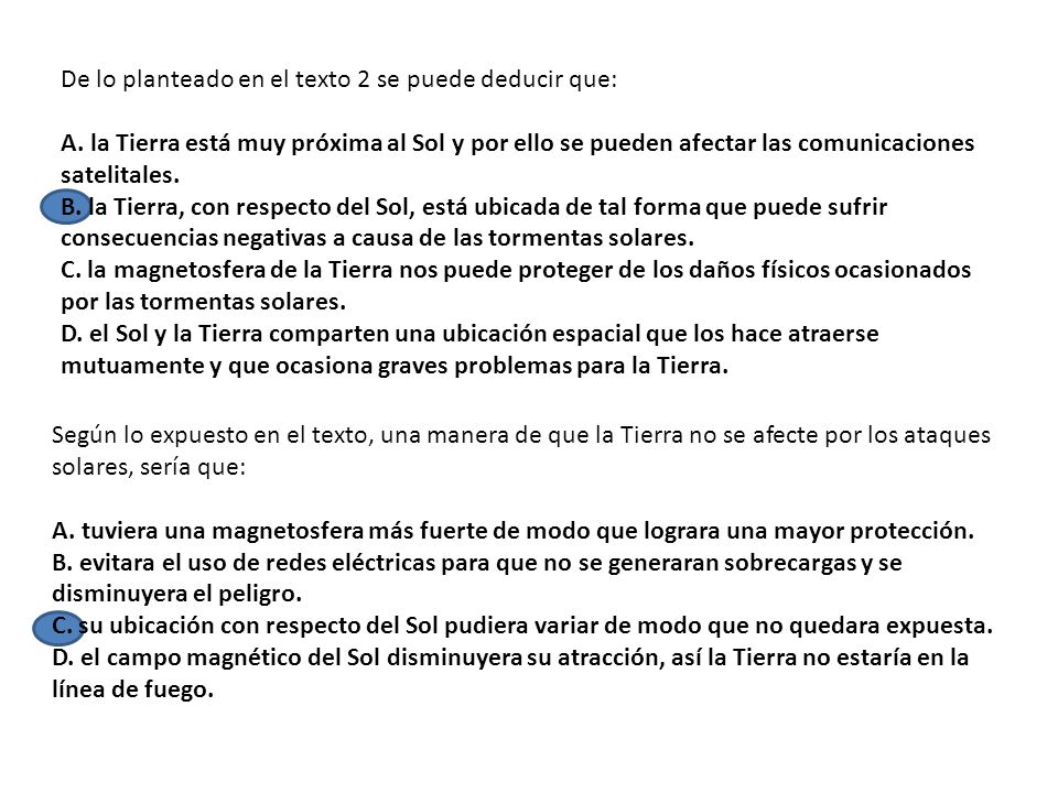 De lo planteado en el texto 2 se puede deducir que: