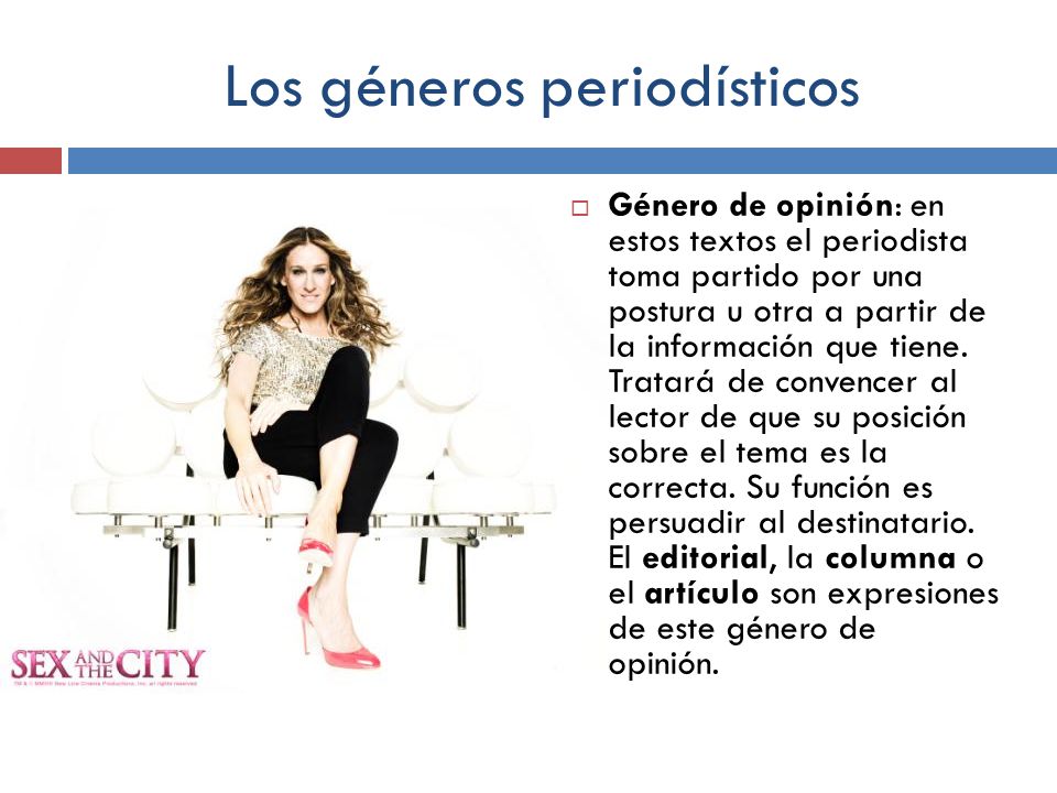 Los géneros periodísticos
