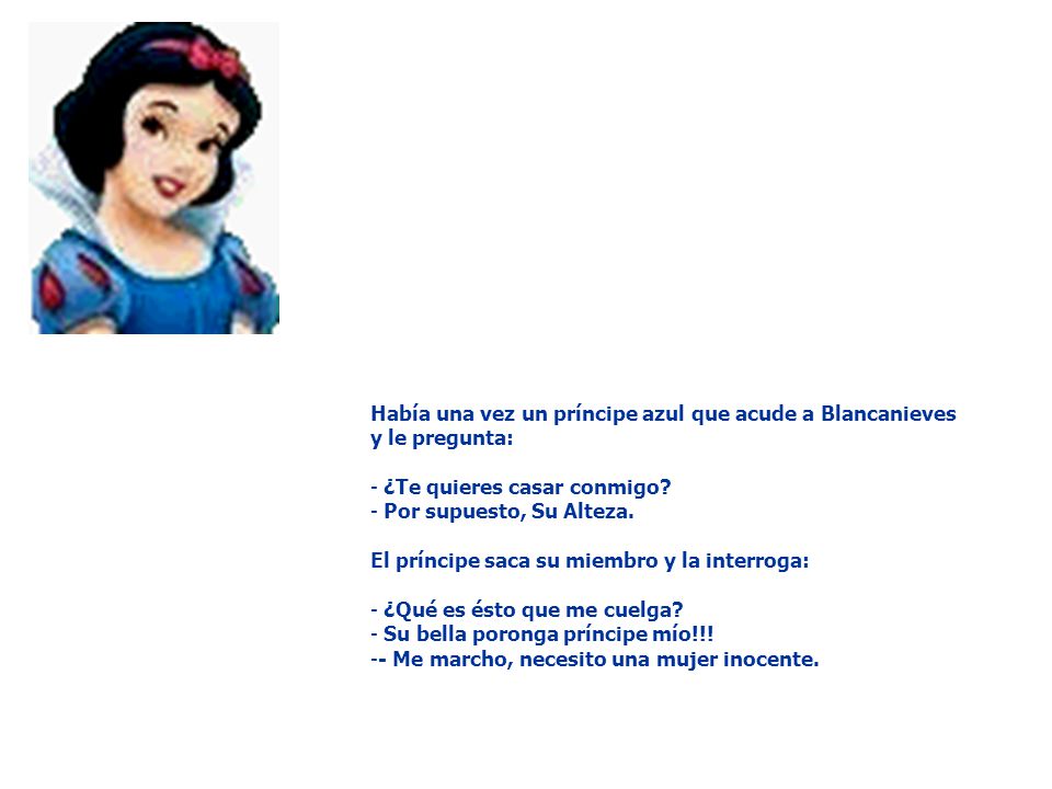 Había una vez un príncipe azul que acude a Blancanieves