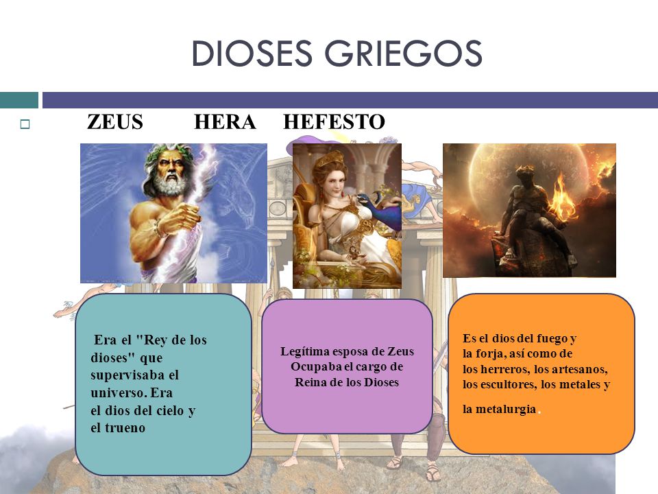 Legítima esposa de Zeus Ocupaba el cargo de Reina de los Dioses