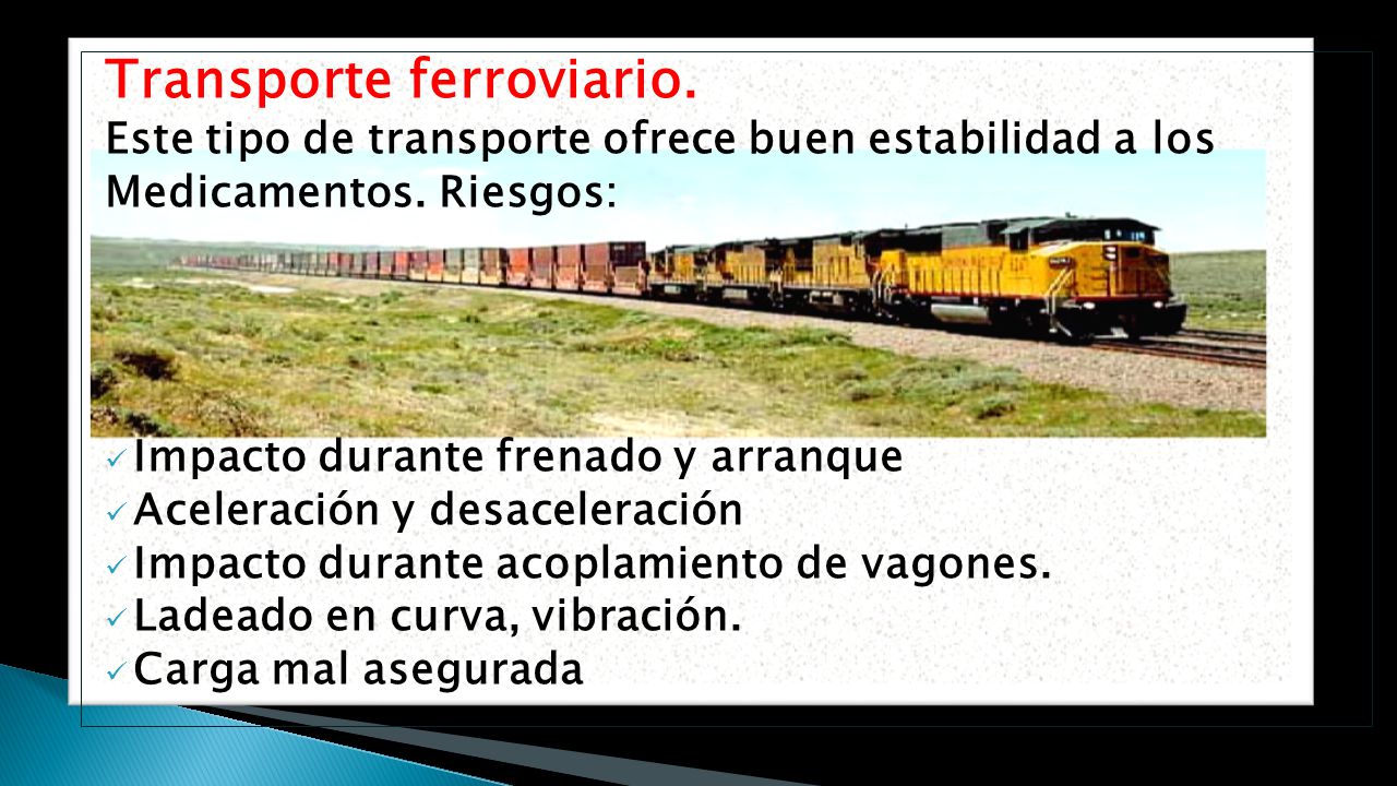 Transporte ferroviario.