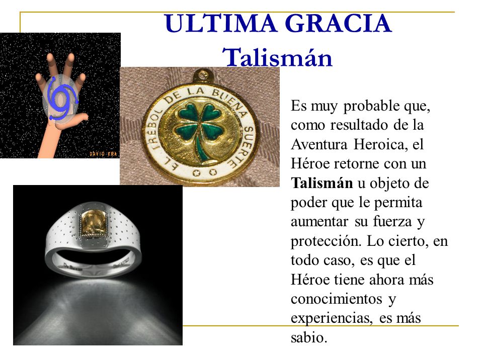 ULTIMA GRACIA Talismán