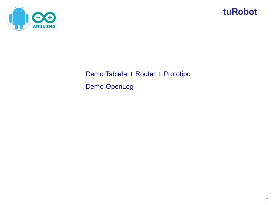 Demo Tableta + Router + Prototipo