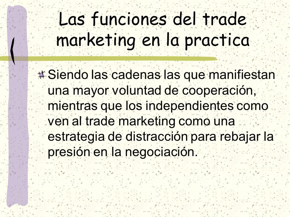 Las funciones del trade marketing en la practica