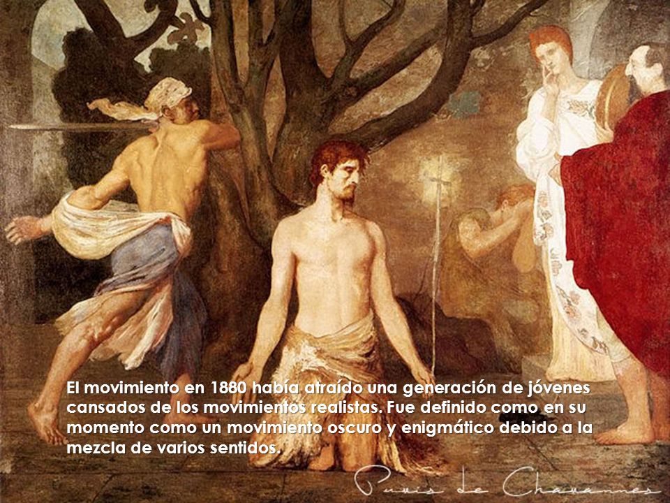 El movimiento en 1880 había atraído una generación de jóvenes cansados de los movimientos realistas.