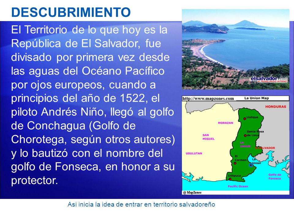 Asi inicia la idea de entrar en territorio salvadoreño