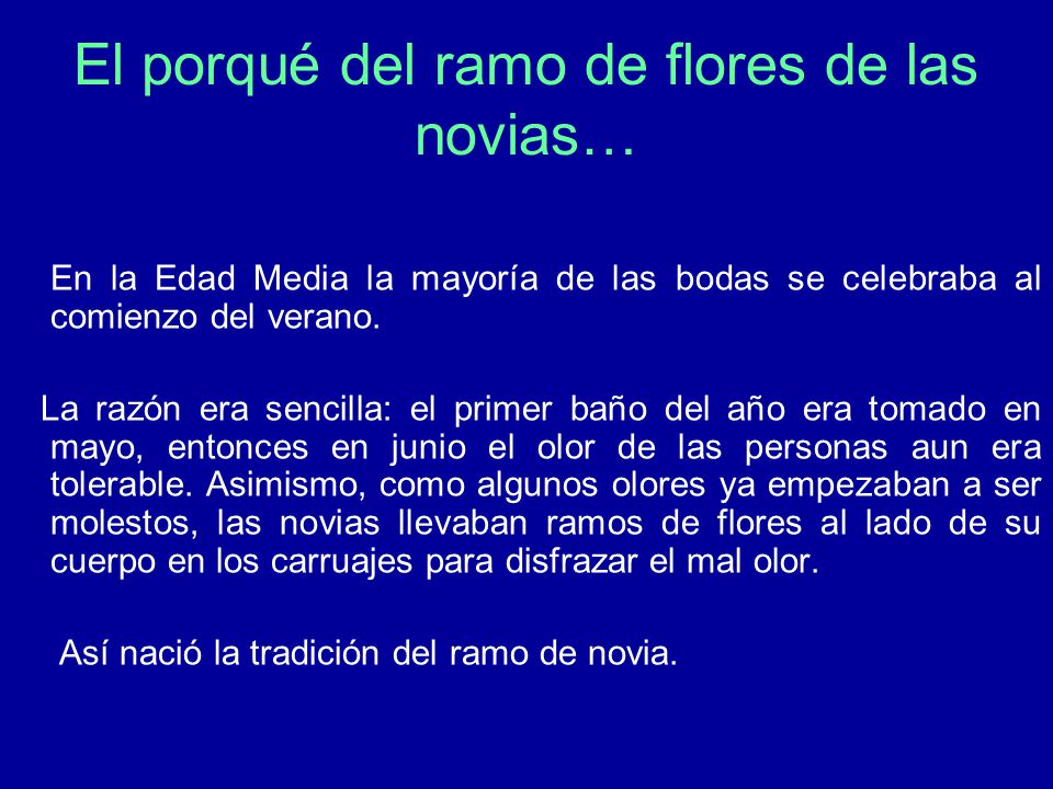 El porqué del ramo de flores de las novias…