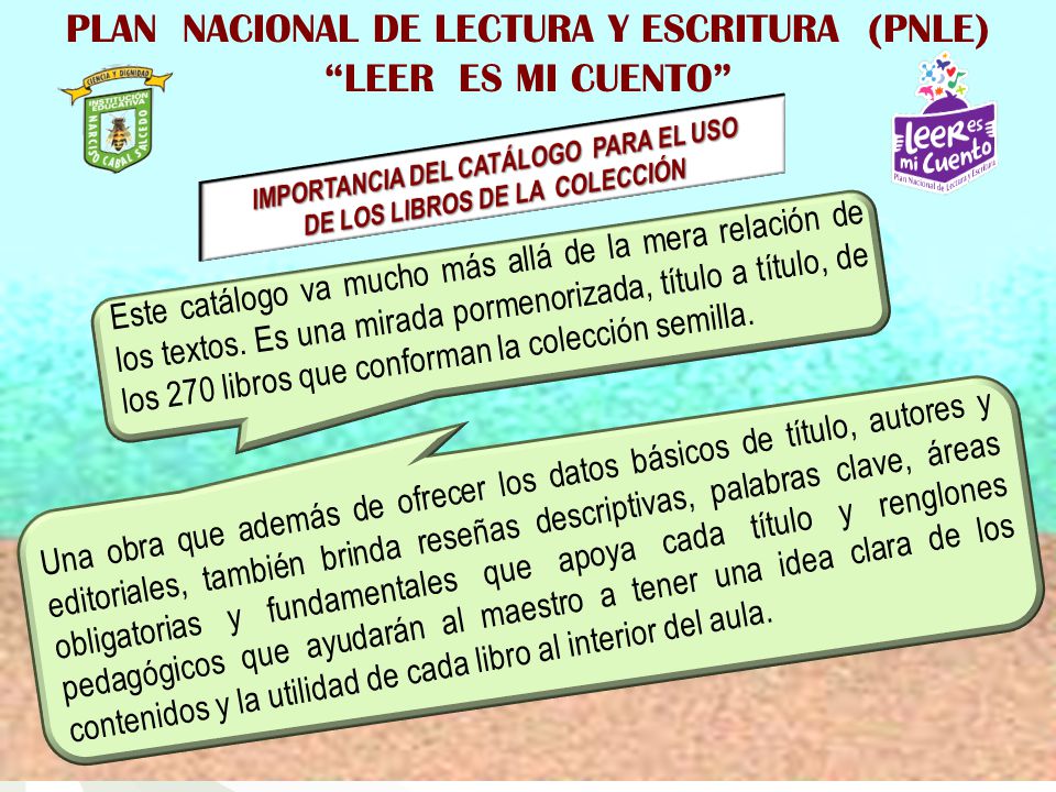 IMPORTANCIA DEL CATÁLOGO PARA EL USO DE LOS LIBROS DE LA COLECCIÓN