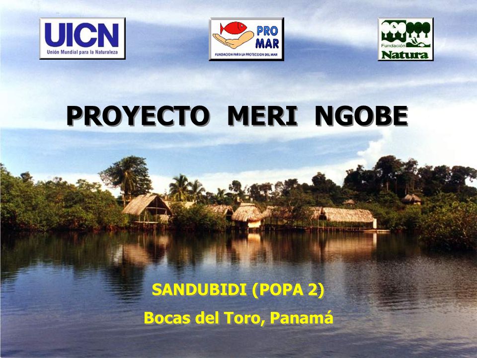 PROYECTO MERI NGOBE SANDUBIDI (POPA 2) Bocas del Toro, Panamá