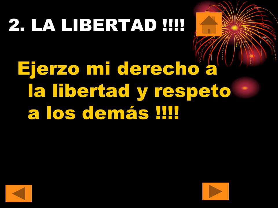 Ejerzo mi derecho a la libertad y respeto a los demás !!!!