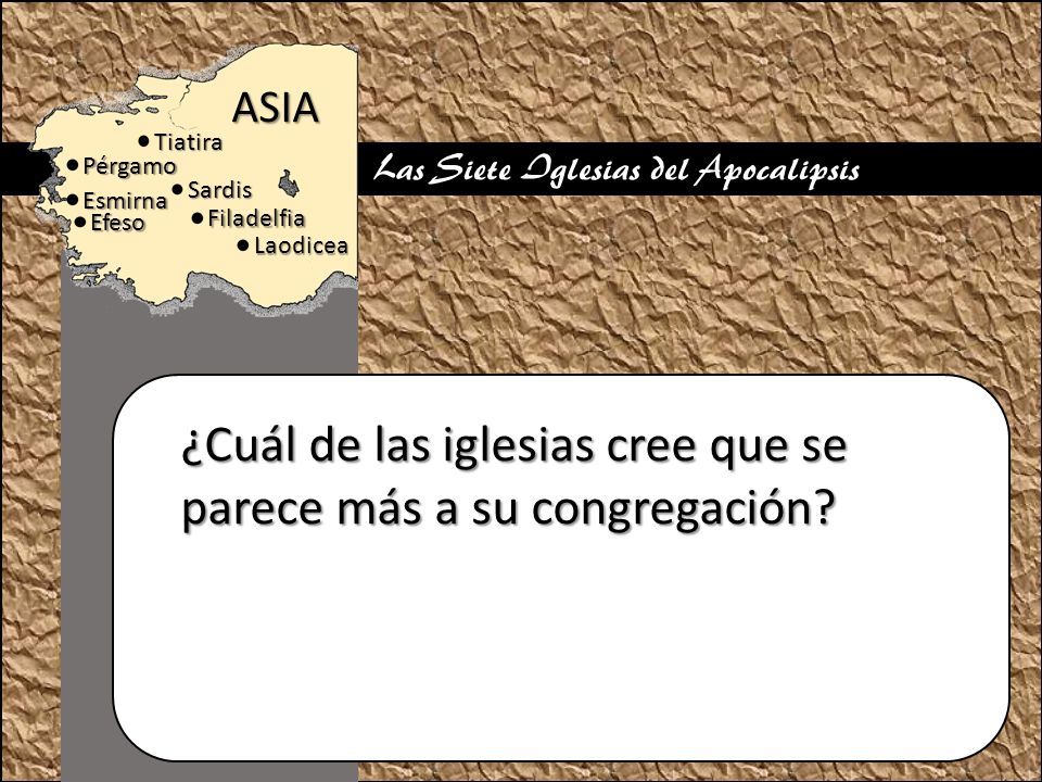 ¿Cuál de las iglesias cree que se parece más a su congregación