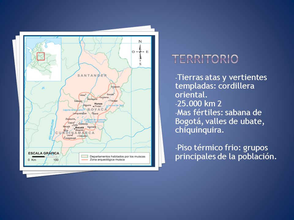territorio Tierras atas y vertientes templadas: cordillera oriental.