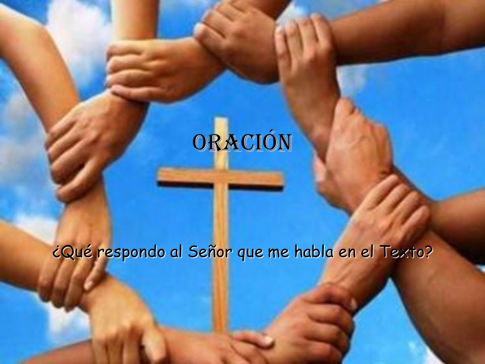 ¿Qué respondo al Señor que me habla en el Texto