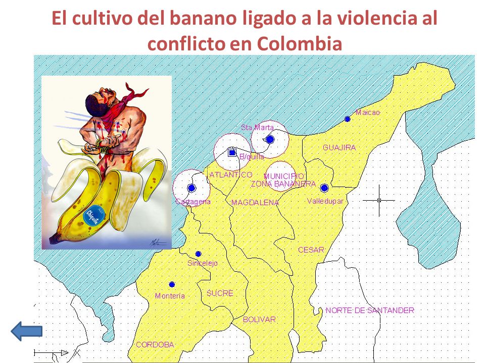 El cultivo del banano ligado a la violencia al conflicto en Colombia