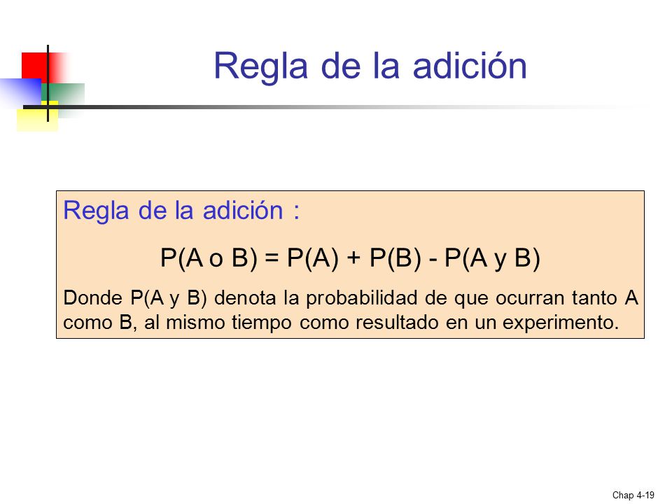 P(A o B) = P(A) + P(B) - P(A y B)