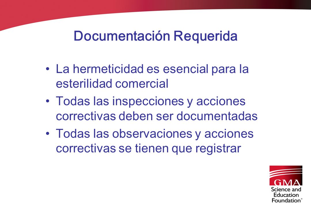 Documentación Requerida