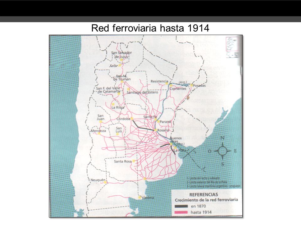 Red ferroviaria hasta 1914