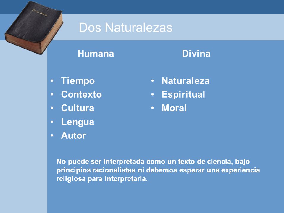 Dos Naturalezas Humana Tiempo Contexto Cultura Lengua Autor Divina
