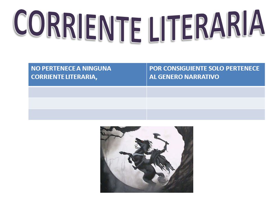 CORRIENTE LITERARIA NO PERTENECE A NINGUNA CORRIENTE LITERARIA,