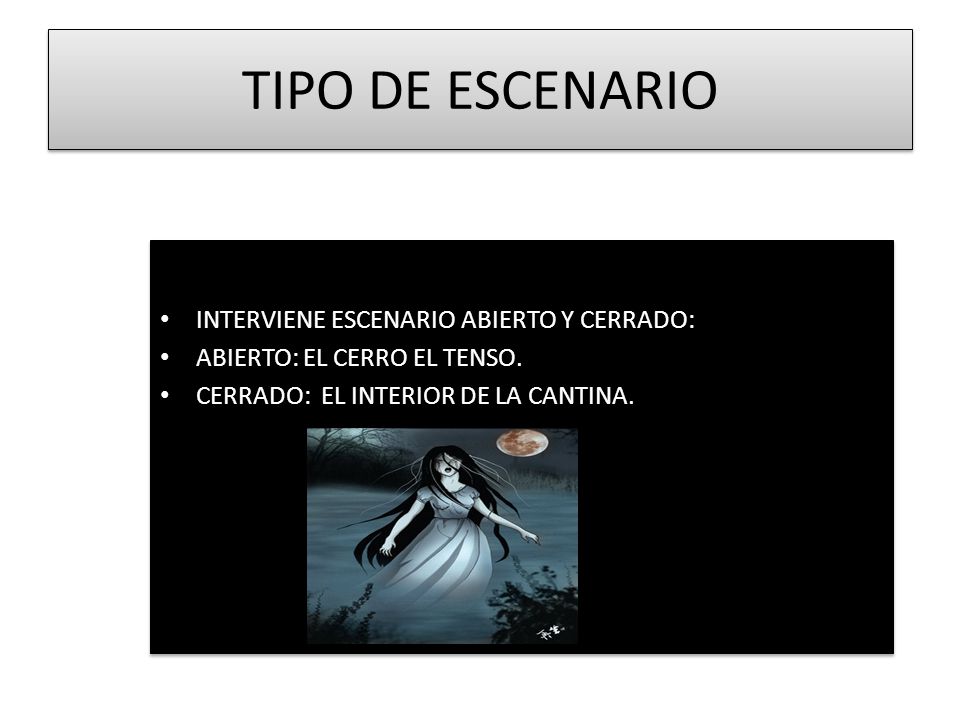 TIPO DE ESCENARIO INTERVIENE ESCENARIO ABIERTO Y CERRADO: