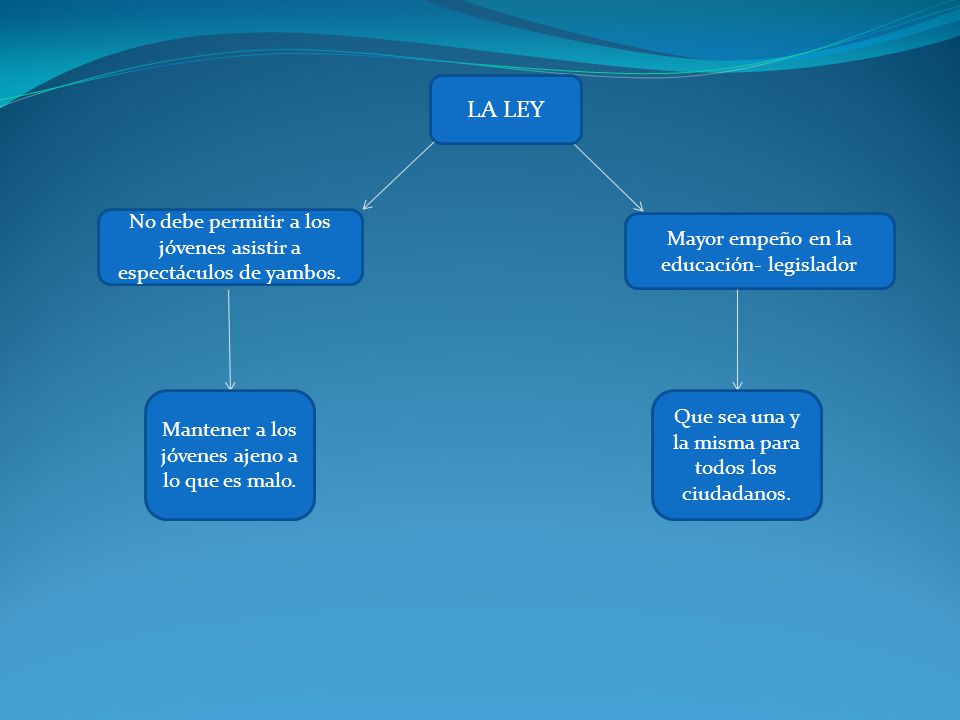 LA LEY No debe permitir a los jóvenes asistir a espectáculos de yambos. Mayor empeño en la educación- legislador.