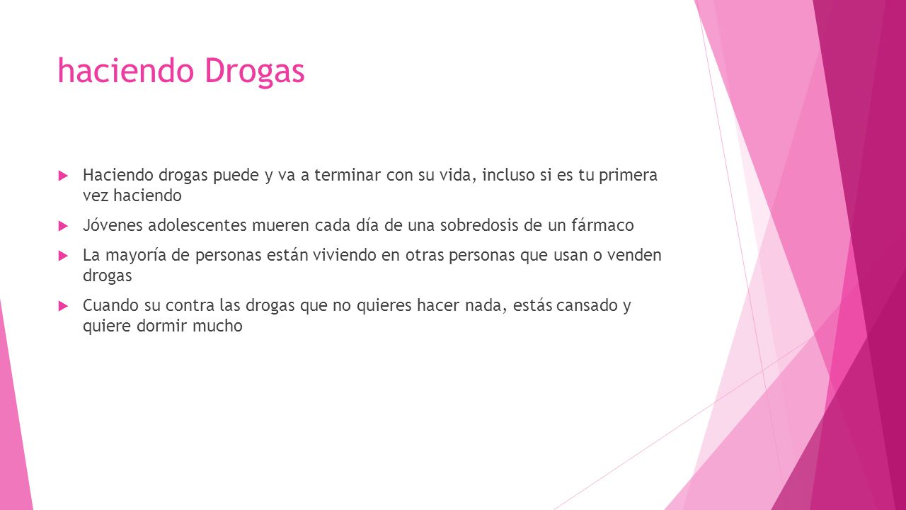 haciendo Drogas Haciendo drogas puede y va a terminar con su vida, incluso si es tu primera vez haciendo.