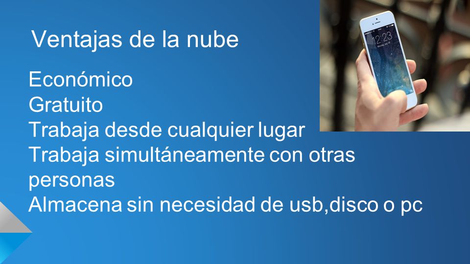 Ventajas de la nube Económico Gratuito Trabaja desde cualquier lugar