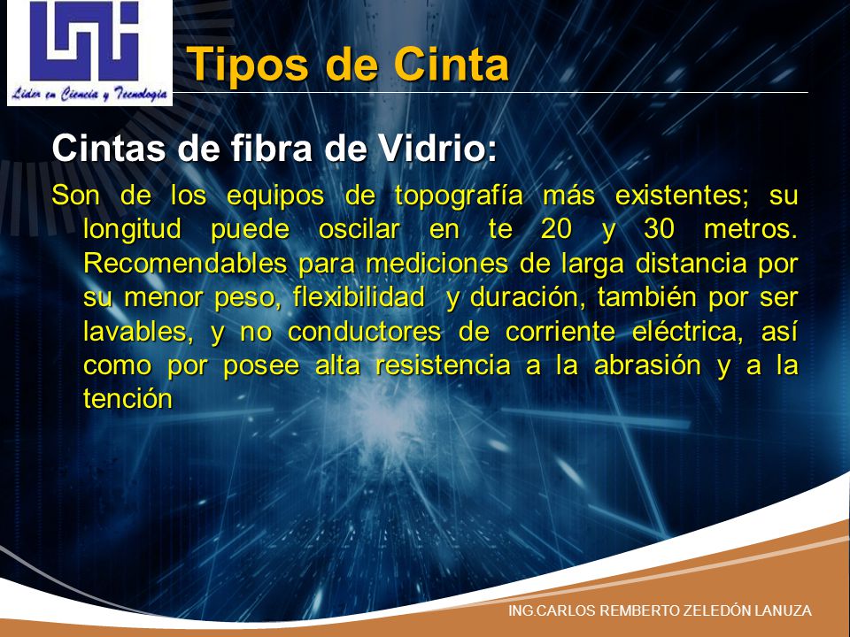 Tipos de Cinta Cintas de fibra de Vidrio: