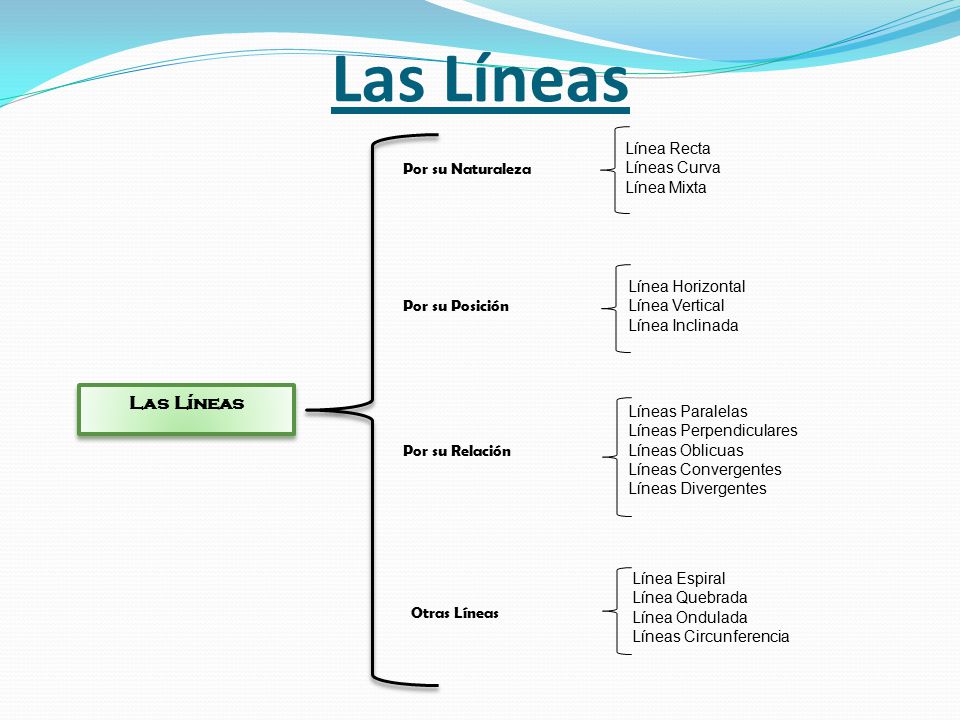 Las Líneas Las Líneas Línea Recta Líneas Curva Por su Naturaleza