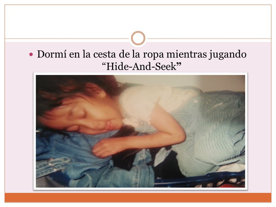 Dormí en la cesta de la ropa mientras jugando Hide-And-Seek