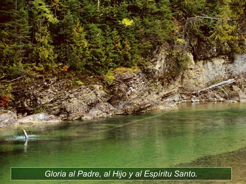 Gloria al Padre, al Hijo y al Espíritu Santo.