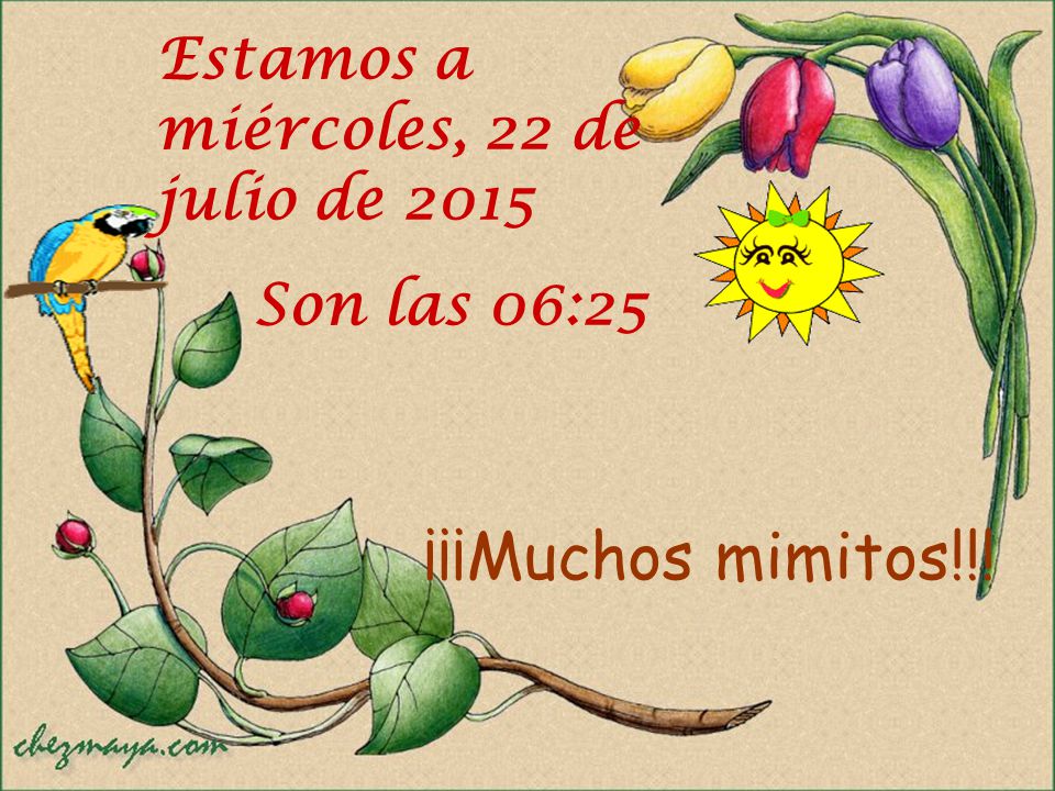 Estamos a martes, 18 de abril de 2017martes, 18 de abril de 2017