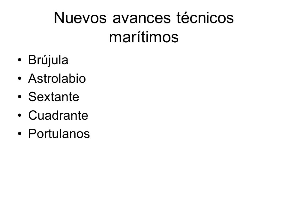 Nuevos avances técnicos marítimos