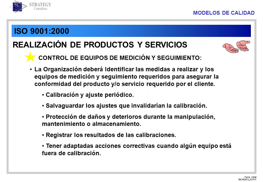 REALIZACIÓN DE PRODUCTOS Y SERVICIOS