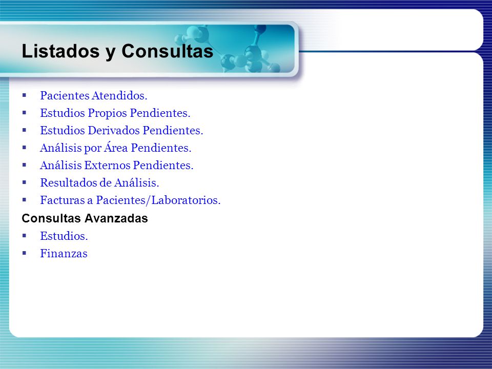 Listados y Consultas Consultas Avanzadas Pacientes Atendidos.