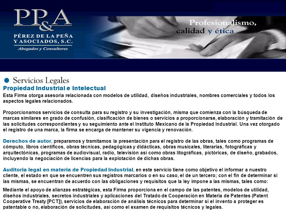 Propiedad Industrial e Intelectual