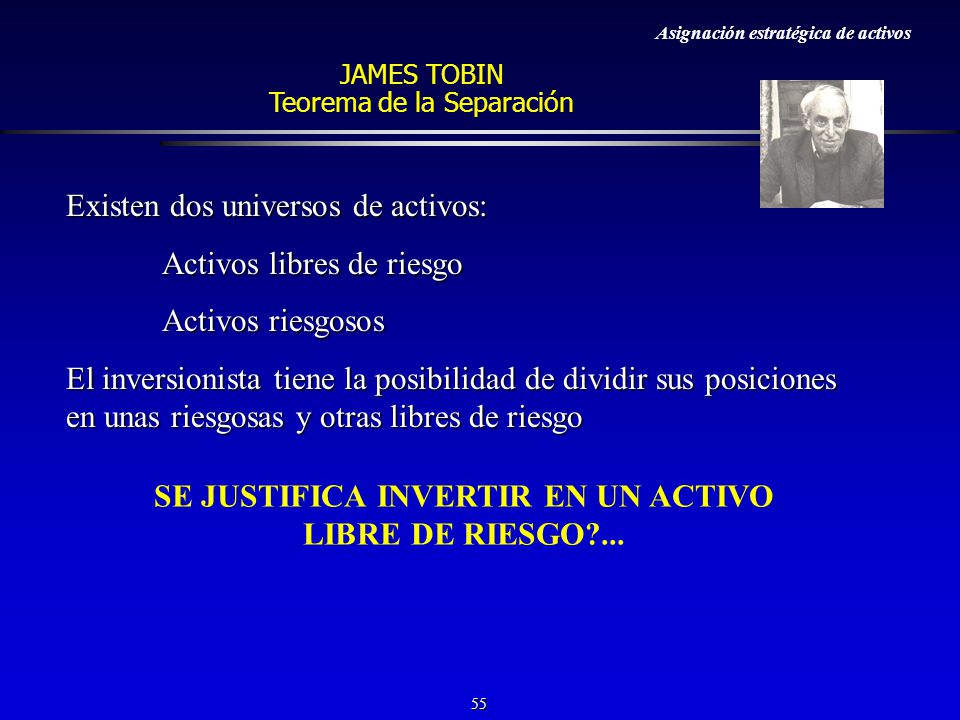 SE JUSTIFICA INVERTIR EN UN ACTIVO LIBRE DE RIESGO ...