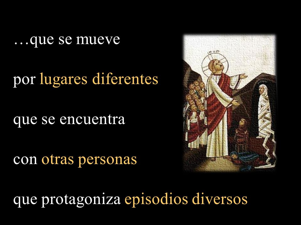 por lugares diferentes que se encuentra con otras personas