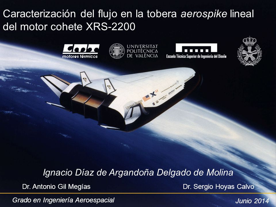 Caracterización del flujo en la tobera aerospike lineal del motor cohete XRS-2200