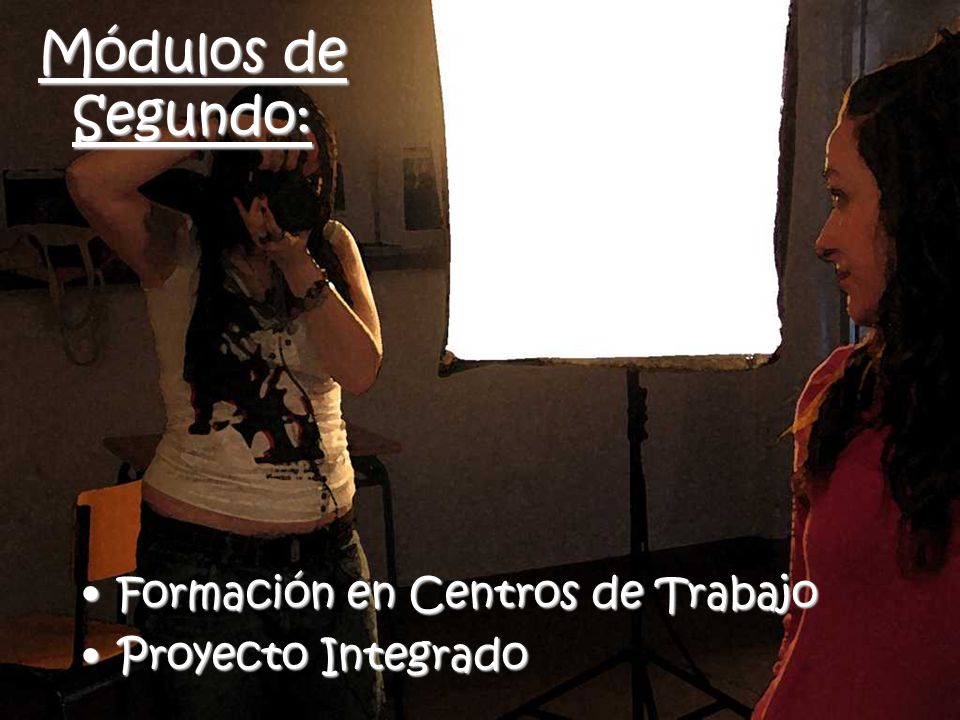 Módulos de Segundo: Formación en Centros de Trabajo Proyecto Integrado