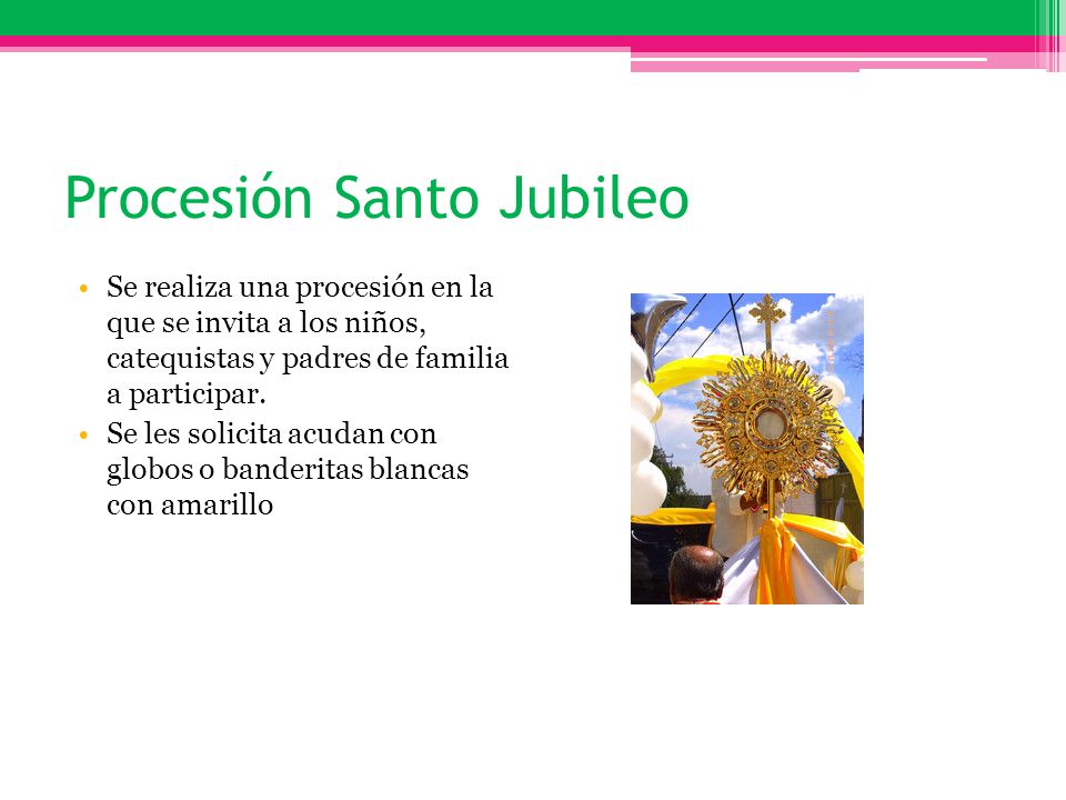 Procesión Santo Jubileo