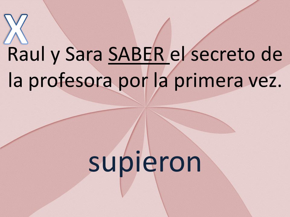 Raul y Sara SABER el secreto de la profesora por la primera vez.