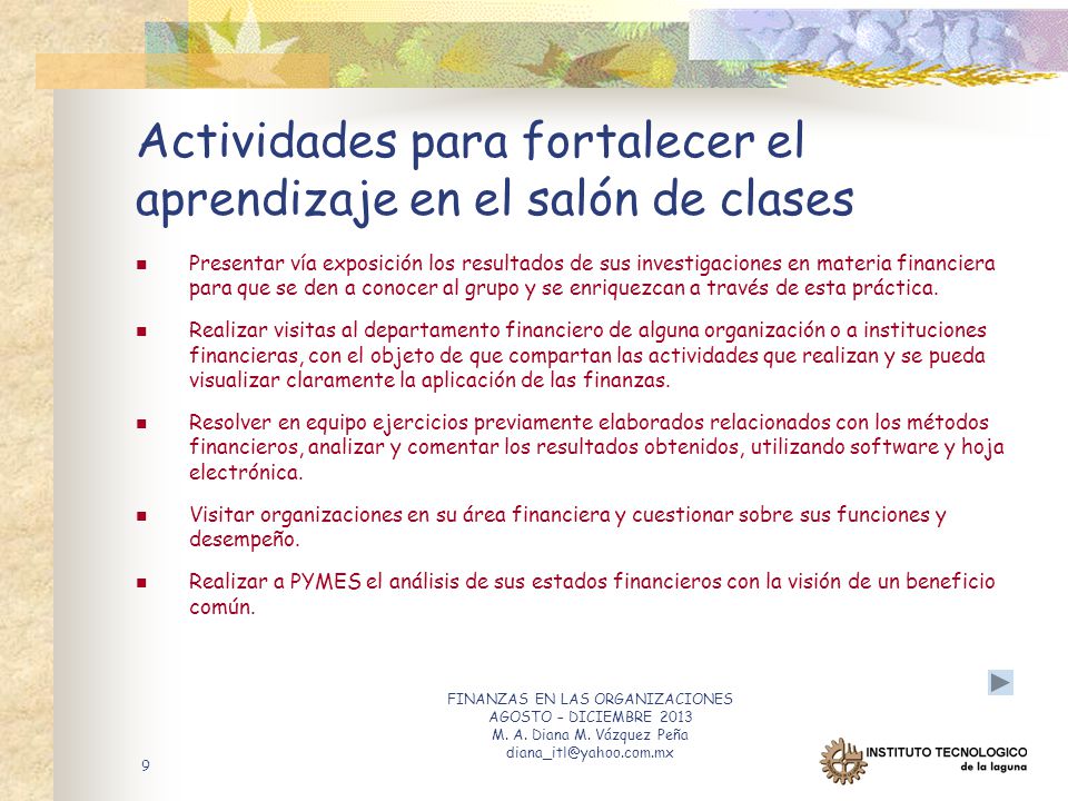 Actividades para fortalecer el aprendizaje en el salón de clases