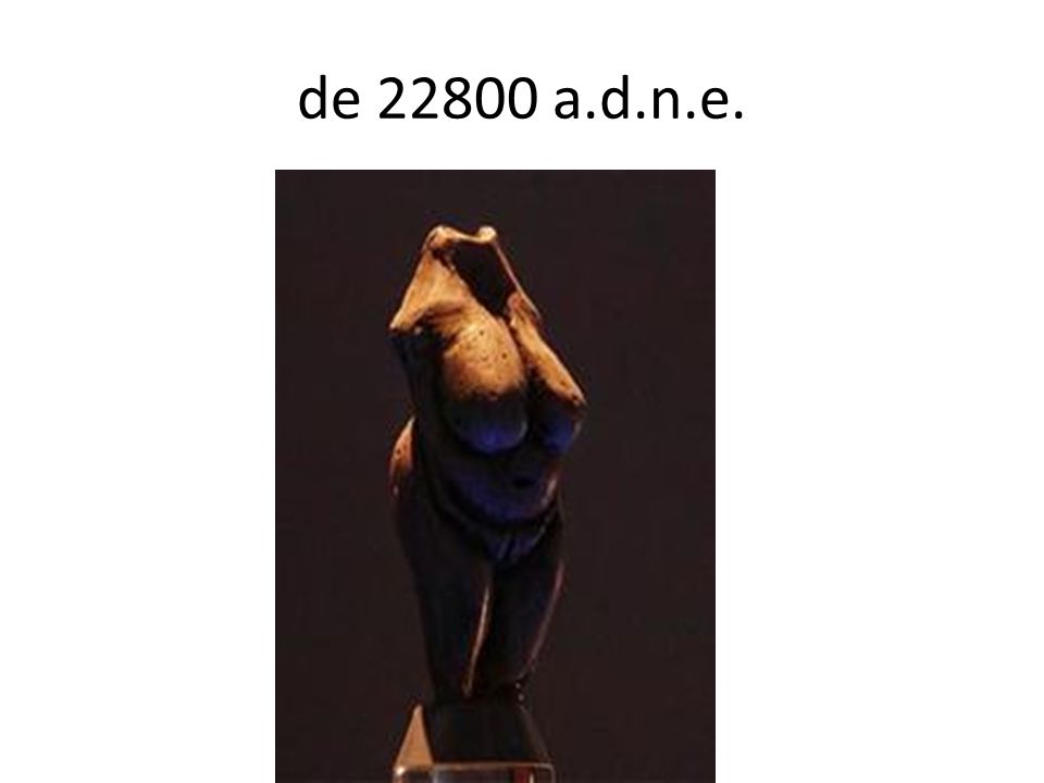 de a.d.n.e. Venus de Moravany marfil de mamut, Eslovaquia.