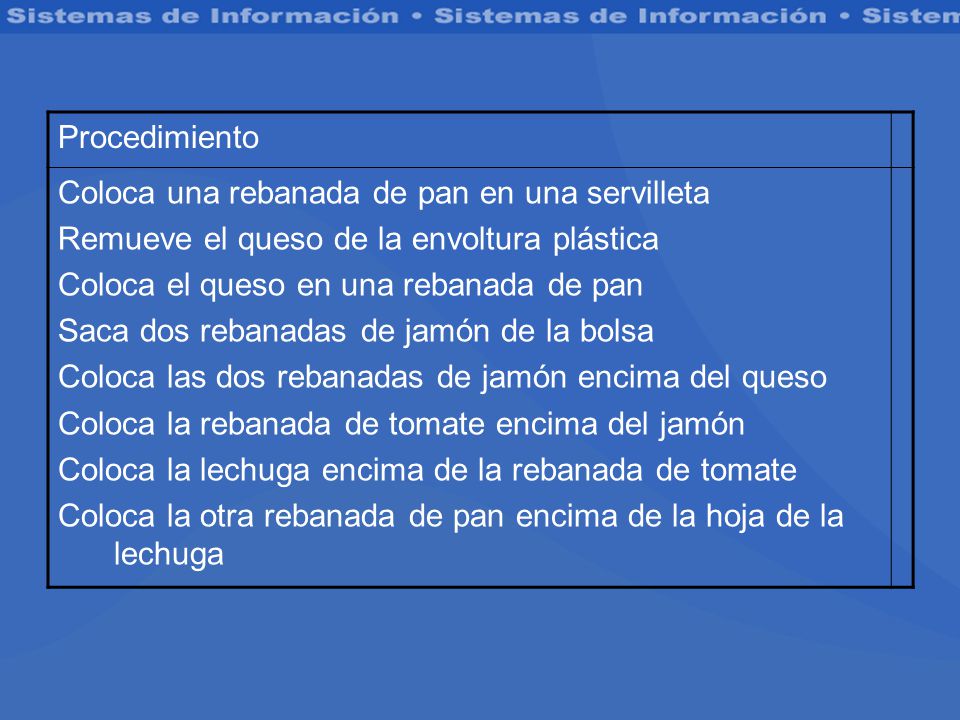 Procedimiento Coloca una rebanada de pan en una servilleta. Remueve el queso de la envoltura plástica.