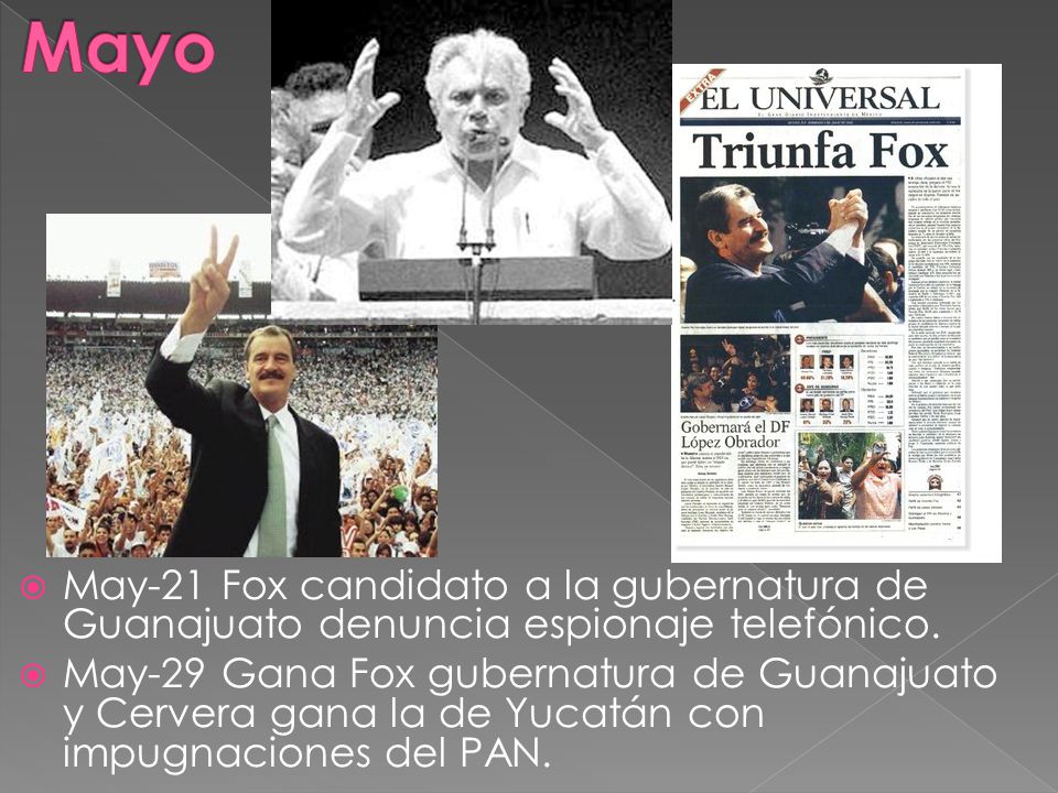 Mayo May-21 Fox candidato a la gubernatura de Guanajuato denuncia espionaje telefónico.