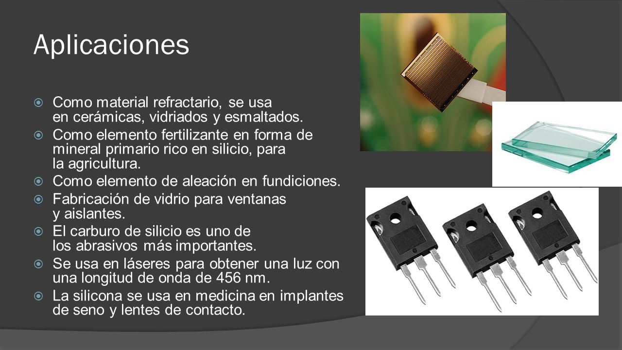 Aplicaciones Como material refractario, se usa en cerámicas, vidriados y esmaltados.